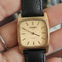 ราคา นาฬิกาวินเทจ Tissot นาฬิกาสวิสมือสอง ทรง tank เรือนสีทองสวย ระบบ quartz (20359301422)