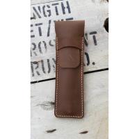 ราคา ซองใส่ปากกาหนังแท้ งานHandmade แบบ B (16528004737)