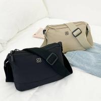 ราคา AMIKABAG(MK2283) กระเป๋าสะพายข้างผ้าไนล่อนมี4ช่องซิป ทรงสีพื้น-ขนาด 10 นิ้ว (26223345943)