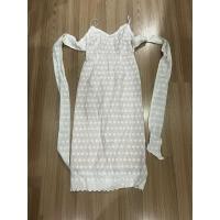 ราคา เดรสยาว เดรสสีขาว เดรสไปทะเล เดรสโชว์หลัง สายเดี่ยว (29162547395)