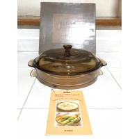 ราคา หม้อแก้วทำอาหาร ตั้งเตาแก๊สได้ ขนาด 10 นิ้ว ยี่ห้อ Vision มือสองญี่ปุ่น (สภาพ 100%) คัดพิเศษ (28051122815)