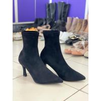 ราคา รองเท้าบูทผ้ากำมะหยี่ส้นแหลมไซส์41 (24493782899)