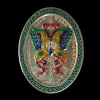 ราคา เหรียญเทพจำแลงภมร ชุบเงินลงยา ครูบากฤษณะ อินฺทวณฺโณ อาศรมสถานสวนพุทธศาตร์ จ.นครราชสีมา รุ่น เจ้าสัวเฮงเฮงรวยรวย ปี ... (11716027552)