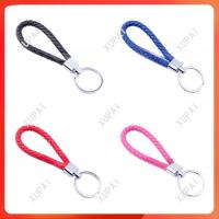 ราคา Rto พวงกุญแจรถยนต์ หนังถัก รีโมท พวงกุญแจ สายคล้องกุญแจ ที่ใส่แหวน Fob (22668457204)