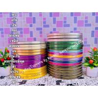ราคา ริบบิ้นขอบทองTW เบอร์2 ม้วนใหญ่250หลา (23900793631)