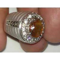 ราคา Natural Bi Color Sapphire Srilanka 9,4x8x5,2mm 3,7 กะรัต HB แหวน ORIGINAL SILVER ขนาด 7 Rp. 350,000 (29974826488)
