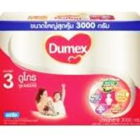 ราคา Dumex Duglow ดูเม็กซ์ ดูโกร 3 ซูเปอร์ มิกซ์ รสจืด 3000 กรัม (891937949)