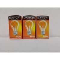 ราคา หลอดไฟ ชนิดหลอดไส้ ขั้ว E27 DAI - ICHI / LEKISE 40W , 60W , 100W ราคา 45 บาทต่อ 3 หลอด (3166512535)