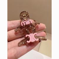 ราคา Miu Miu โลโก้สีชมพูโปร่งใสชาและกาแฟขนาดเล็ก Duckbill คลิปคู่สาวเกาหลีสไตล์ขนาดเล็ก Grabbing Bangs กิ๊บติดผม W (48503724586)
