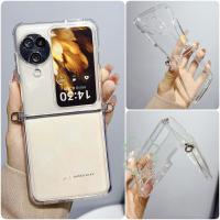 ราคา เคส TPU นิ่ม แบบใส หัวเข็มขัดโลหะคริสตัล ใส OPPO Find N3 N2 ฝาพับ บาง ใส เคสกันกระแทก ฝาหลัง (24119676631)