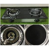 ราคา เตาแก๊สตั้งโต๊ะ เตากล่องคู่ หน้าคริสตัล หัวเตาอินฟาเรด+หัวเทอร์โบ OTTO GS-893 (7614565267)