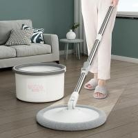 ราคา Spin Mop Flat Mop หัวกลมชั้น Mop Quick Dry Mop ผ้าไมโครไฟเบอร์ Spin Wash Mop Lantai Mop Spinner Mop ชุด VIRAL (57953614150)