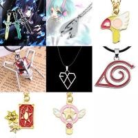 ราคา เอ็กซ์โซ บลีช มิคุ มิกุ ซากุระ โคโนฮะ EXO Bleach Miku Sakura Naruto Konoha SAO Sword Art Online Necklace Anime สร้อยคอ (26507497447)