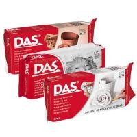 ราคา ดินปั้น DAS สีขาว/สีอิฐ/สีเทา 1 kg. (1 ก้อน) ดินปั้นธรรมชาติ Air Hardening Clay (5490463905)