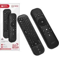 ราคา GREVA Bluetooth Voice Remote พร้อมคีย์บอร์ด, Air Mouse รีโมทคอนโทรล Backlit ชาร์จ, 2.4G WiFi/BT5.0 IR การเรียนรู้, Mini Keyboard Remote สําหรับ Nvidia Shield PC Projector Android (40926340679)