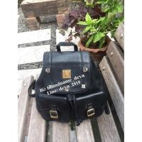 ราคา MCM เป้หนังสีดำ ทั้งใบ สภาพดี สวย พร้อมใช้งาน 3,900฿ถูกมากกก (239620938)