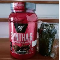 ราคา BSN SYNTHA-6 (2.91lbs)แถมแก้วมีลูกกลิ้ง (9953347173)