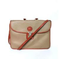 ราคา Rare Vintage Dooney & Bourke Taupe Pebbled Leather Briefcase กระเป๋าใส่เอกสาร/Notebook กระเป๋าทำงาน ของแท้ (43268568266)