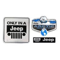 ราคา สติ๊กเกอร์ป้ายชื่ออลูมิเนียมสําหรับ jeep wrangler cherokee (7628615947)