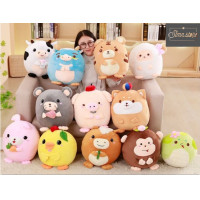 ราคา หมอนผ้าห่มสัตว์ 3-ใน-1 12 ราศีพร้อมผ้าสักหลาดกํามะหยี่นุ่มพิเศษผ้าห่มสํานักงานและหมอนตุ๊กตาหมีพร้อมผ้าห่มของขวัญวันเกิด (43513497288)