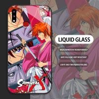 ราคา Vivo IQOO U1 U3 U20 Z5i U3X 4G U5X U10 U1X Z9X S16 Pro S17 S7 T S15 5G เคสกระจก ซามูไรพเนจร ขอบนุ่ม + สายคล้อง (40325891741)