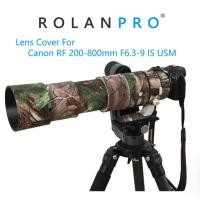 ราคา ROLANPRO Waterproof Lens Cover for Canon RF 200-800mm F6.3-9 IS USM Camouflage Rain Cover (27003845470)