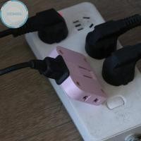 ราคา Xo94ol 3 In 1 EU Extension Plug อะแดปเตอร์ไฟฟ้าหมุนได้ 180 องศาสําหรับโทรศัพท์มือถือชาร์จ Converter ซ็อกเก็ต TH (45901904456)