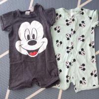 ราคา Preloved H&M ชุดรอมเปอร์ ลายมิกกี้เมาส์ มือสอง สําหรับเด็กทารกแรกเกิด 2 ชิ้น 1 ชิ้น (23069230034)
