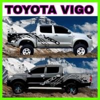 ราคา A-138 sticker Toyota vigo สติกเกอร์แต่งรถ ลายรถกระบะ สติ๊กเกอร์วีโก้ สติ๊กเกอร์vigo สติ๊กเกอร์ข้างกระบะ สติ๊กเกอร์vigo (12914642954)