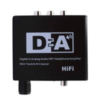 ราคา กล่องแปลงDigital to Analog Audio HiFi Headphone Amplifier With Toslink-Coaxial(Optical+Coaxial)(Black) (20328823227)