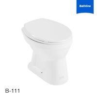 ราคา B-111 | สุขภัณฑ์นั่งราบราดน้ำ | Bathline (43322511854)