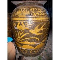 ราคา โอ่งเซี่ยงไฮ้ ลายนกหงส์หยก โอ่งลายนก โอ่งจีนโบราณ (45901140622)