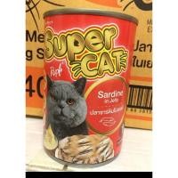 ราคา อาหารแมวชนิดเปียกSuper Cat รสปลาซาร์ดีนในเยลลี่ขนาด400กรัม (28867474502)