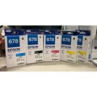 ราคา หมึก Epson 678 สำหรับเครื่องพิมพ์ WP-4011, WP-4511,WP-4521) ขายยกชุดนี้รวม 5 ตลับ (5917309890)