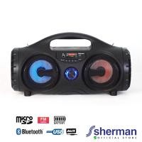 ราคา Sherman ลำโพงพกพาบลูทูธ รุ่น J-3333 (5459730479)