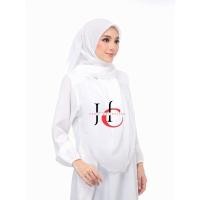 ราคา Bawal Curve Nikah Off White bidangdang 50 ชีฟองผ้าฝ้าย (49301823580)