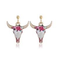 ราคา Fashion Ethnic Style Statement Earrings For Women Cattle Cowhead Pattern Earring Ear Pendants Modern 2020 Fashion Eard (24109115992)