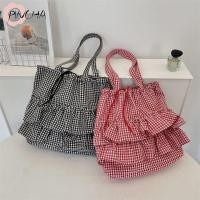 ราคา กระเป๋าสะพาย PINCHA ลายใบบัวและสก๊อต ขนาดใหญ่ เหมาะสำหรับสาวๆ (50102333837)