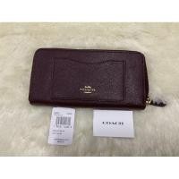 ราคา Coach F54007 Accordion Zip Wallet In Crossgrain Leather กระเป๋าสตางค์