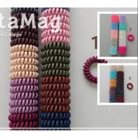 ราคา ยางรัดผม ยางเกลียว ยางโทรเล็ก 10 เส้น (7333491554)