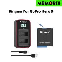 ราคา KingMa For GoPro Heo 9 (1720mAh) Li-ion Battery and LCD display Dual Charger For Gopro Hero 9 (18790290933)