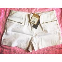 ราคา กางเกงขาสั้นผ้าสแปนเด็กซ์สีขาว CC Double O size 6 (387415581)