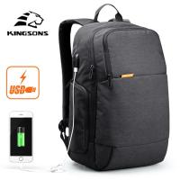 ราคา KINGSONS กระเป๋าเป้สะพายหลัง กระเป๋าโน๊ตบุ๊คขนาด 15.6 นิ้ว พร้อมช่องเสียบพอร์ตUSB (7809273931)
