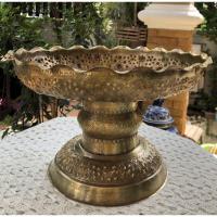 ราคา พานทองเหลืองตีมือโบราณ (10201180212)