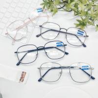 ราคา แว่นสายตาสั้น -50ถึง-400 ทรงเหลี่ยมแนววินเทจ เลนส์กรองแสงสีฟ้า รุ่น 334JS (9372169057)
