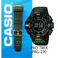 ราคา Hitam CASIO PROTREK PRG-270 PRG270 สายนาฬิกาข้อมือ CASIO PROTREK PRG 270 สีดํา (25230123471)