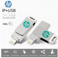 ราคา [COD] Hp OTG Usb Flash Drive 2 in 1 Pendrive 1TB/2TB สําหรับ iPhone 14/13/12/11/X/8/7/6/5 Fast transfers (28314847928)