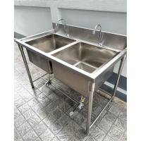 ราคา ซิ้งค์สแตนเลส อ่างล้างมือ แบบเท้าเหยียบ เกรด 304 ขนาด 65x120x80+15cm งานผลิตไทย สแตนเลส 304 เชื่อมแน่นทั้งตัว (20286865449)
