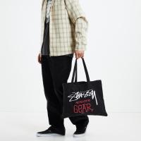 ราคา ของแท้ STUSSY NYC BAG Graffiti Fon TOTE กระเป๋าสะพาย TOTE BAG กระเป๋าถือรุ่น Limited Canvas BAG (50302680688)