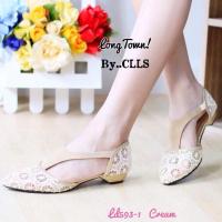 ราคา รองเท้าคัชชูหัวแหลม สไตล์ลูกไม้ Valentino (17081440)